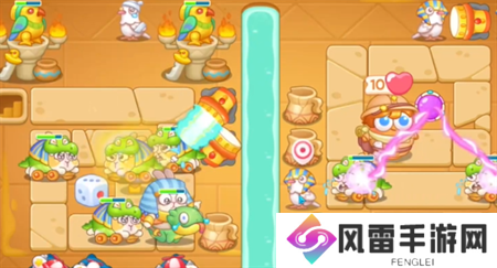 保卫萝卜4法老归来第118关通关流程
