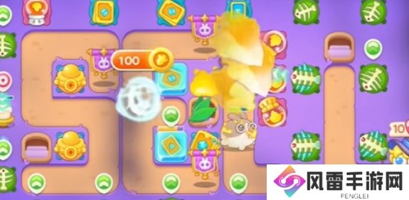 保卫萝卜4阿波与魔法宝藏第100关过关方法