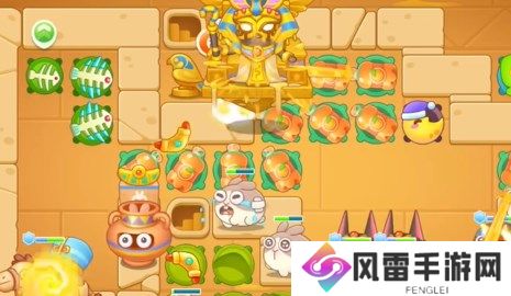 保卫萝卜4法老归来第90关通关详解