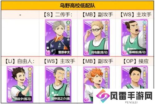 排球少年新的征程平民乌野队组合攻略大全